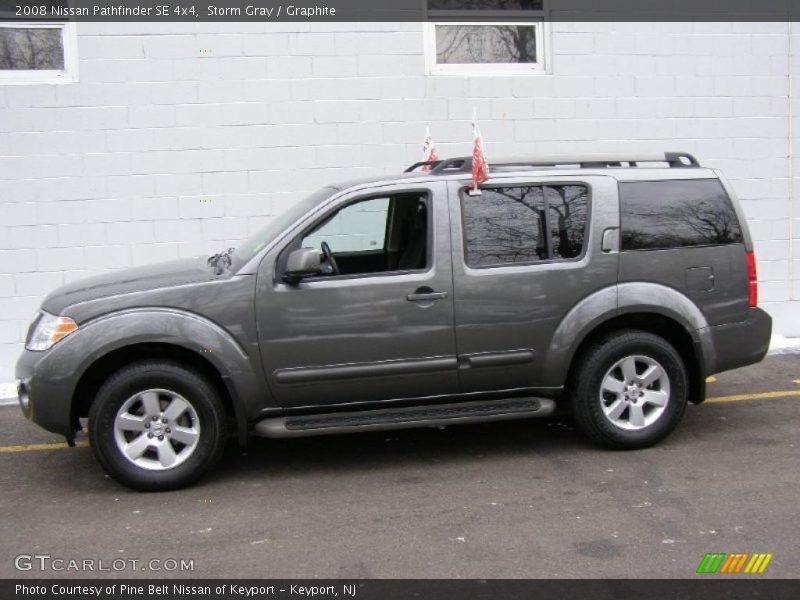 Storm Gray / Graphite 2008 Nissan Pathfinder SE 4x4