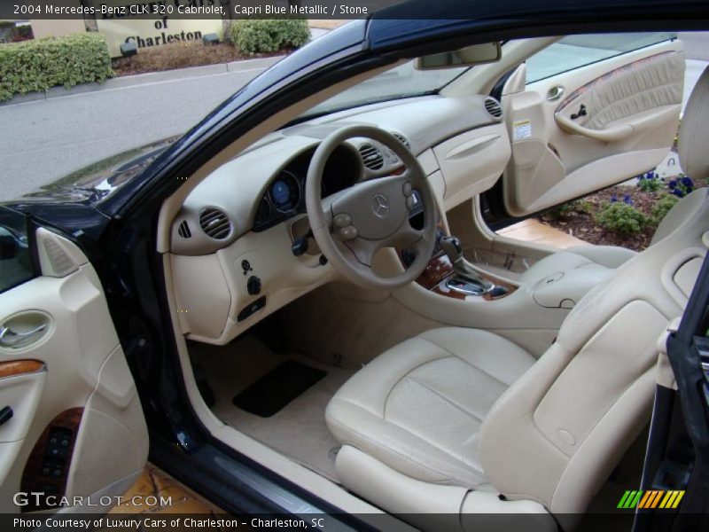 Stone Interior - 2004 CLK 320 Cabriolet 