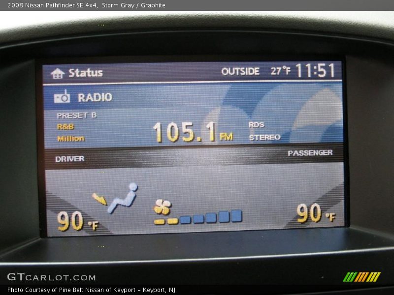 Storm Gray / Graphite 2008 Nissan Pathfinder SE 4x4