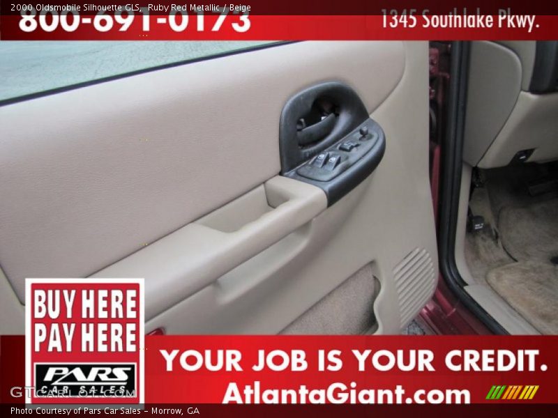 Ruby Red Metallic / Beige 2000 Oldsmobile Silhouette GLS