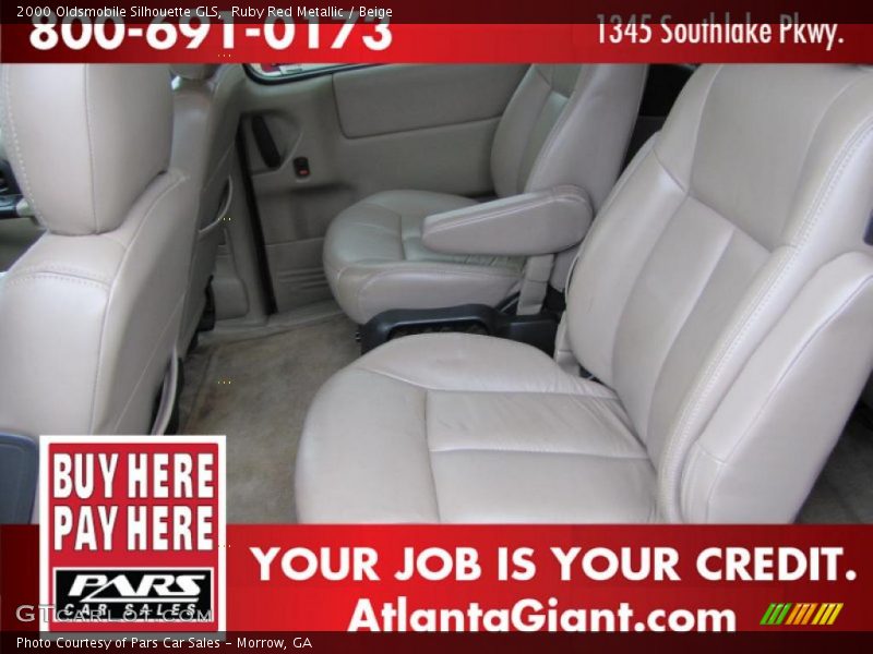 Ruby Red Metallic / Beige 2000 Oldsmobile Silhouette GLS