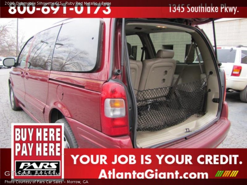 Ruby Red Metallic / Beige 2000 Oldsmobile Silhouette GLS
