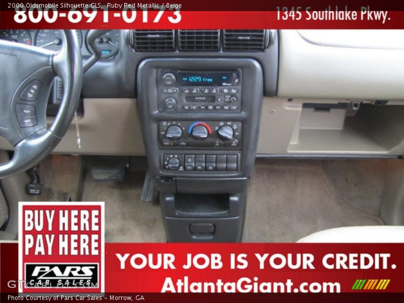 Ruby Red Metallic / Beige 2000 Oldsmobile Silhouette GLS