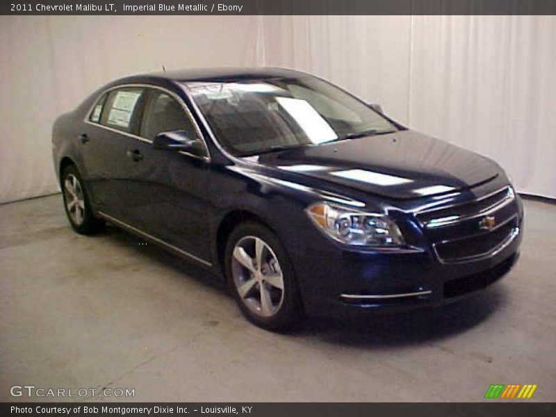 Imperial Blue Metallic / Ebony 2011 Chevrolet Malibu LT