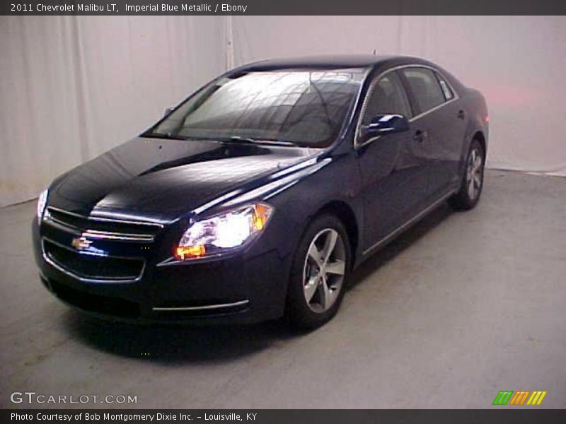 Imperial Blue Metallic / Ebony 2011 Chevrolet Malibu LT