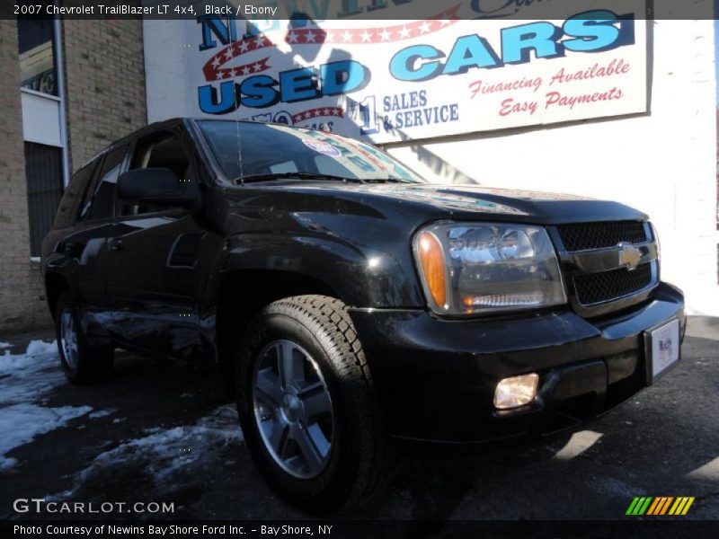 Black / Ebony 2007 Chevrolet TrailBlazer LT 4x4