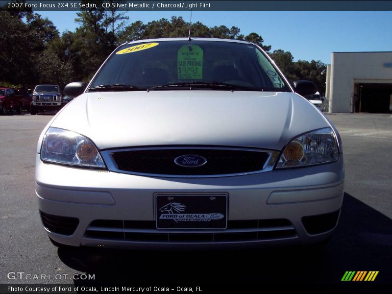 CD Silver Metallic / Charcoal/Light Flint 2007 Ford Focus ZX4 SE Sedan
