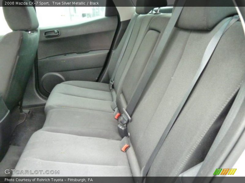 True Silver Metallic / Black 2008 Mazda CX-7 Sport