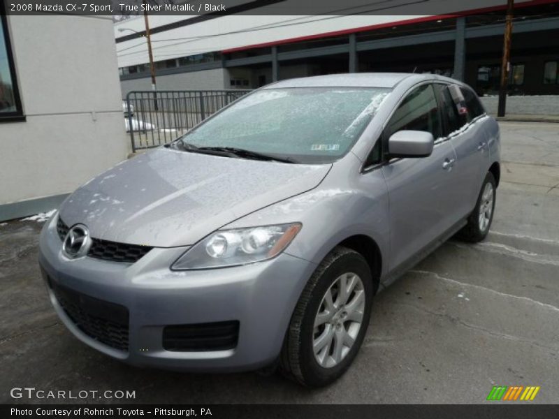 True Silver Metallic / Black 2008 Mazda CX-7 Sport