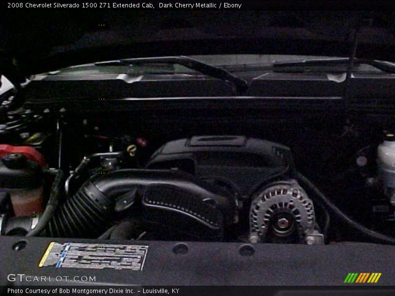 Dark Cherry Metallic / Ebony 2008 Chevrolet Silverado 1500 Z71 Extended Cab