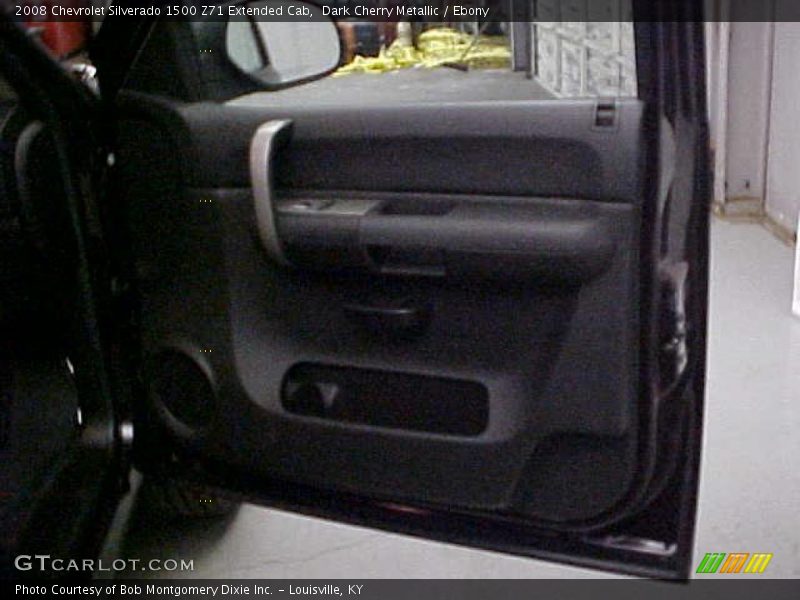 Dark Cherry Metallic / Ebony 2008 Chevrolet Silverado 1500 Z71 Extended Cab