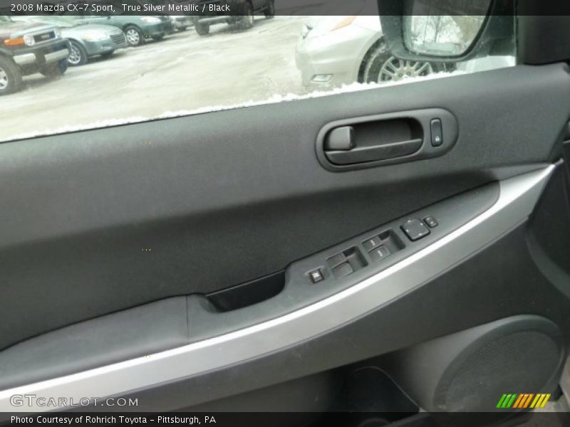 True Silver Metallic / Black 2008 Mazda CX-7 Sport