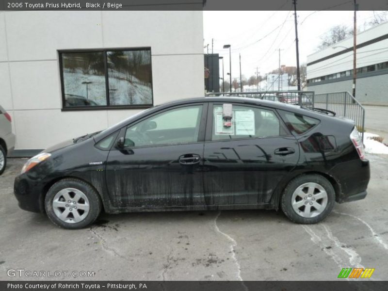 Black / Beige 2006 Toyota Prius Hybrid