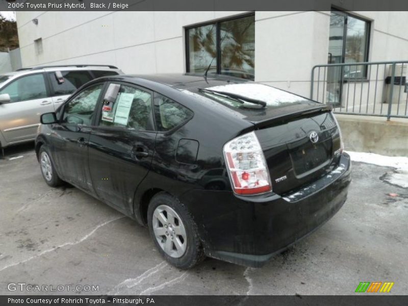 Black / Beige 2006 Toyota Prius Hybrid
