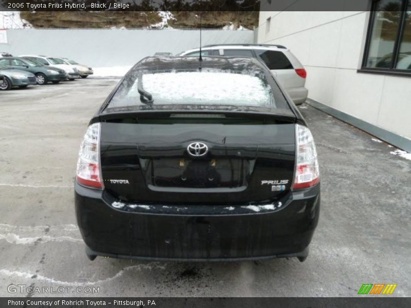 Black / Beige 2006 Toyota Prius Hybrid