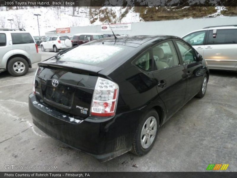 Black / Beige 2006 Toyota Prius Hybrid