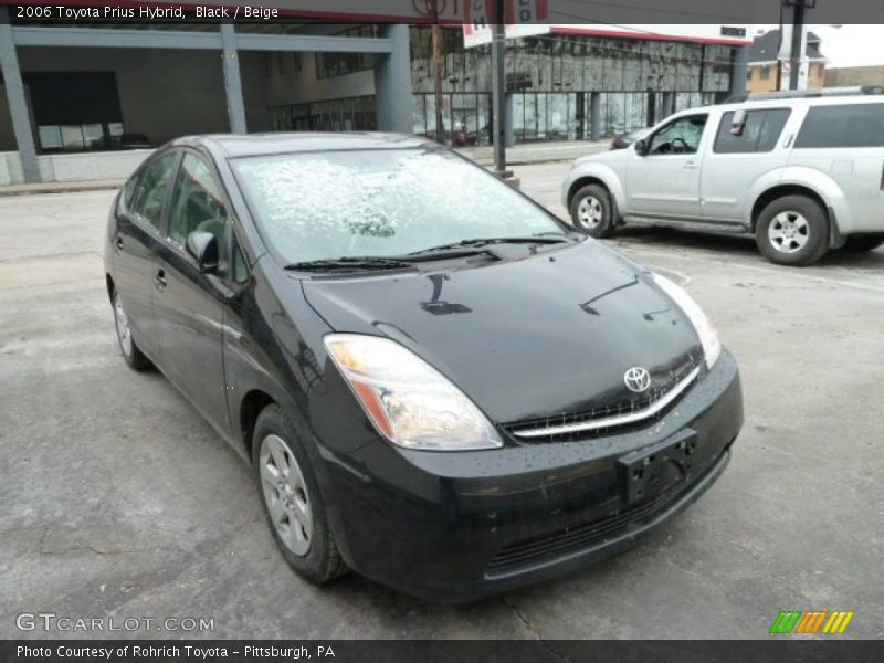 Black / Beige 2006 Toyota Prius Hybrid