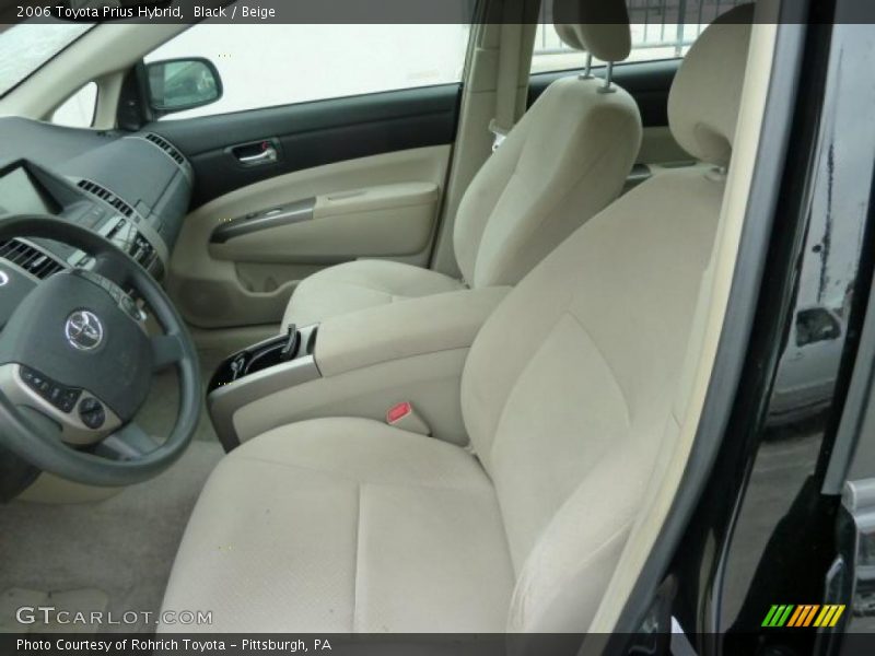 Black / Beige 2006 Toyota Prius Hybrid