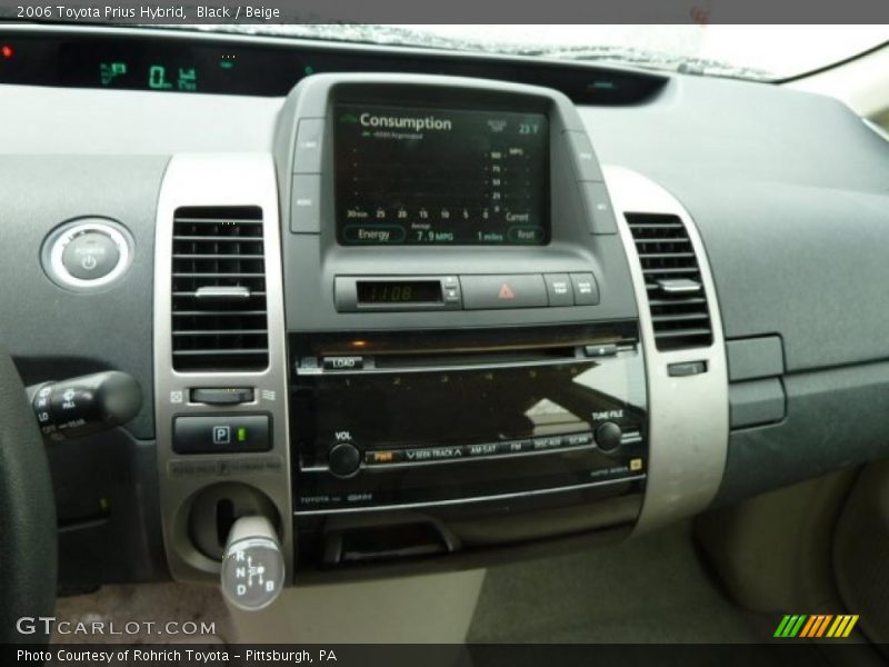 Black / Beige 2006 Toyota Prius Hybrid