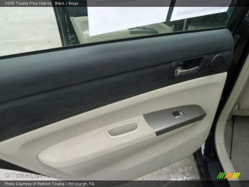 Black / Beige 2006 Toyota Prius Hybrid