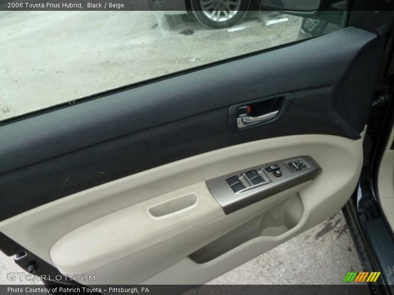 Black / Beige 2006 Toyota Prius Hybrid