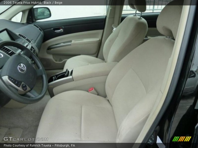 Black / Beige 2006 Toyota Prius Hybrid