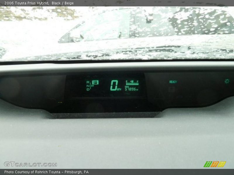 Black / Beige 2006 Toyota Prius Hybrid