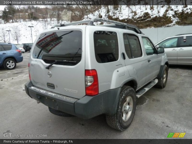 Silver Lightning Metallic / Charcoal 2004 Nissan Xterra XE 4x4