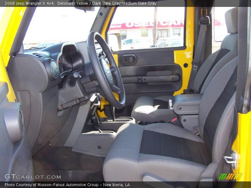 Detonator Yellow / Dark Slate Gray/Medium Slate Gray 2008 Jeep Wrangler X 4x4