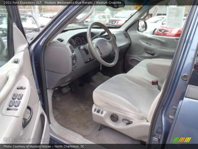 Medium Wedgewood Blue Metallic / Medium Graphite 2001 Ford Expedition XLT