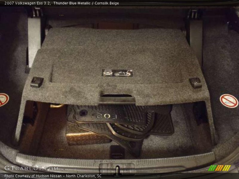 Thunder Blue Metallic / Cornsilk Beige 2007 Volkswagen Eos 3.2