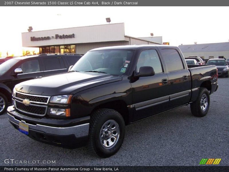 Black / Dark Charcoal 2007 Chevrolet Silverado 1500 Classic LS Crew Cab 4x4