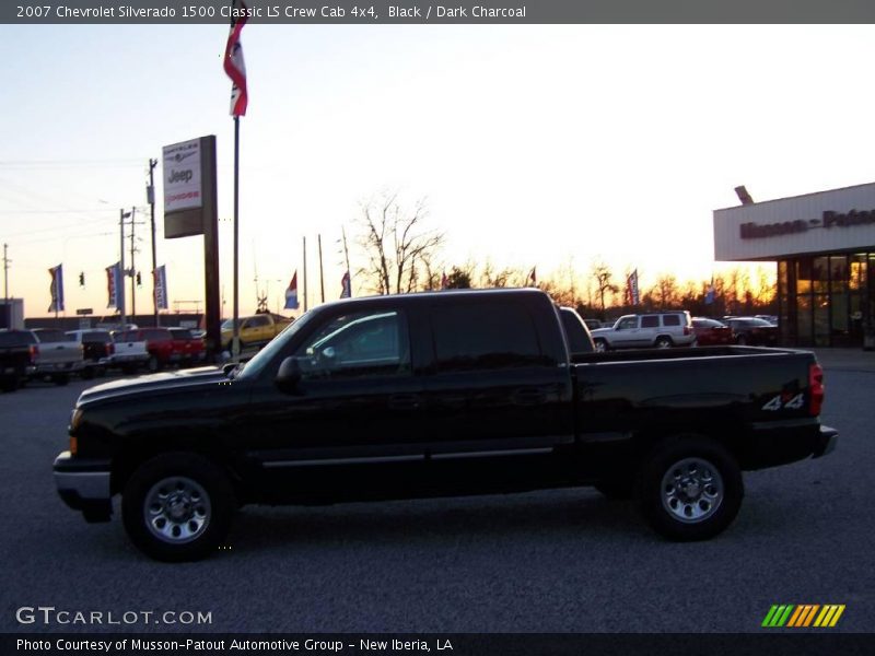 Black / Dark Charcoal 2007 Chevrolet Silverado 1500 Classic LS Crew Cab 4x4
