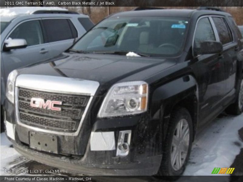 Carbon Black Metallic / Jet Black 2011 GMC Terrain SLT AWD