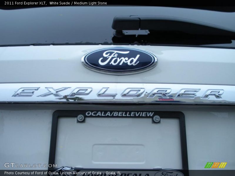 White Suede / Medium Light Stone 2011 Ford Explorer XLT