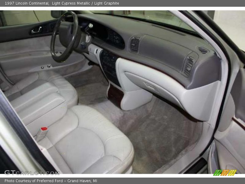 Light Cypress Metallic / Light Graphite 1997 Lincoln Continental