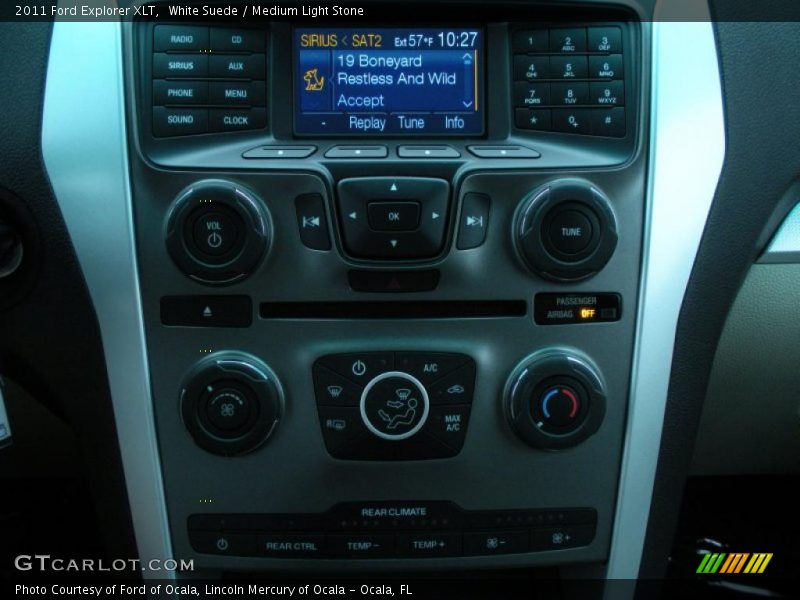 Controls of 2011 Explorer XLT