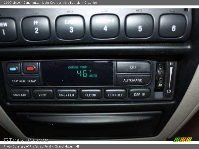 Light Cypress Metallic / Light Graphite 1997 Lincoln Continental
