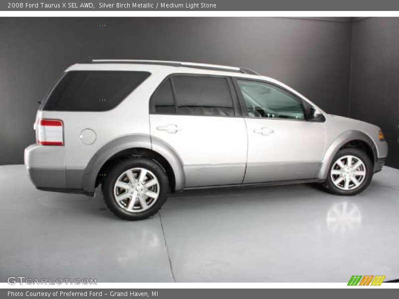 Silver Birch Metallic / Medium Light Stone 2008 Ford Taurus X SEL AWD