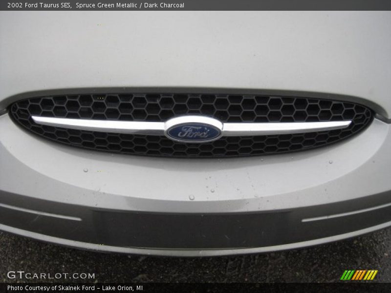 Spruce Green Metallic / Dark Charcoal 2002 Ford Taurus SES