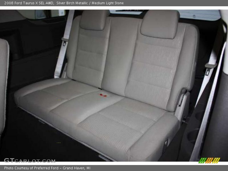Silver Birch Metallic / Medium Light Stone 2008 Ford Taurus X SEL AWD