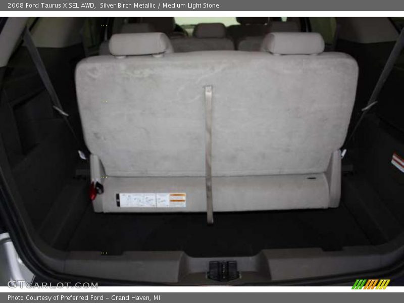 Silver Birch Metallic / Medium Light Stone 2008 Ford Taurus X SEL AWD
