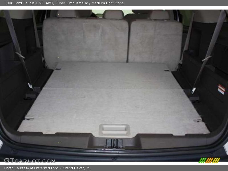 Silver Birch Metallic / Medium Light Stone 2008 Ford Taurus X SEL AWD