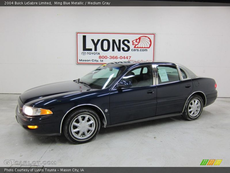 Ming Blue Metallic / Medium Gray 2004 Buick LeSabre Limited