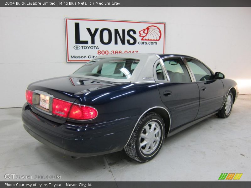 Ming Blue Metallic / Medium Gray 2004 Buick LeSabre Limited