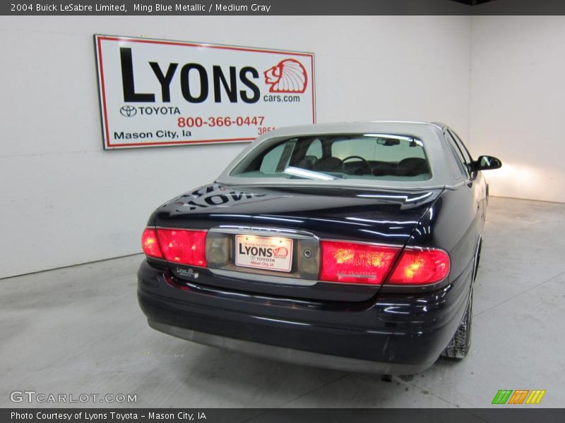 Ming Blue Metallic / Medium Gray 2004 Buick LeSabre Limited