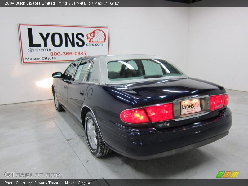 Ming Blue Metallic / Medium Gray 2004 Buick LeSabre Limited