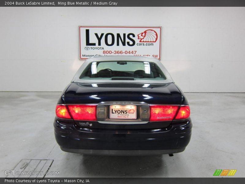 Ming Blue Metallic / Medium Gray 2004 Buick LeSabre Limited