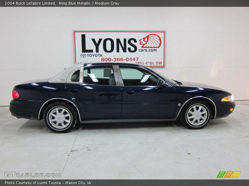 Ming Blue Metallic / Medium Gray 2004 Buick LeSabre Limited