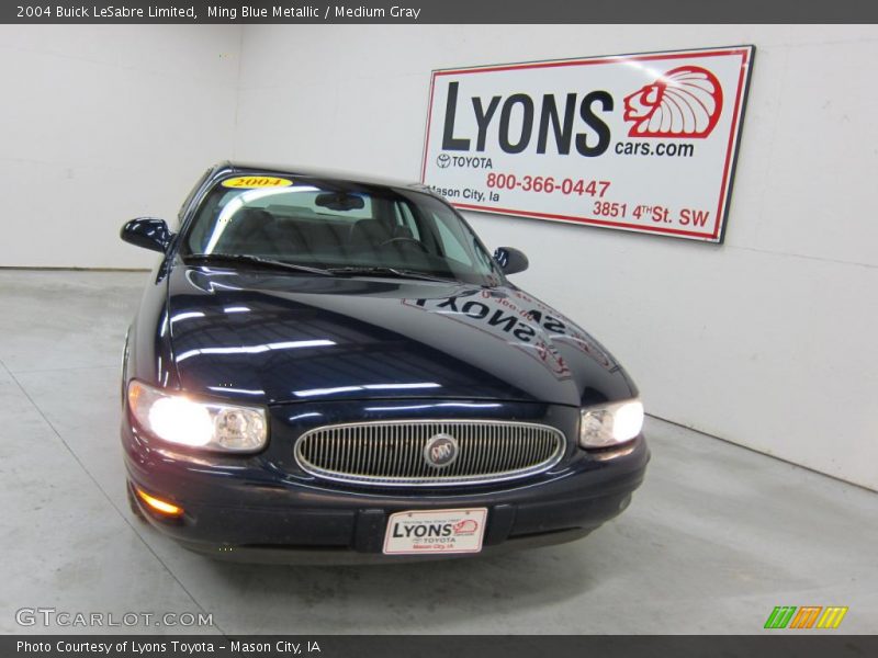 Ming Blue Metallic / Medium Gray 2004 Buick LeSabre Limited